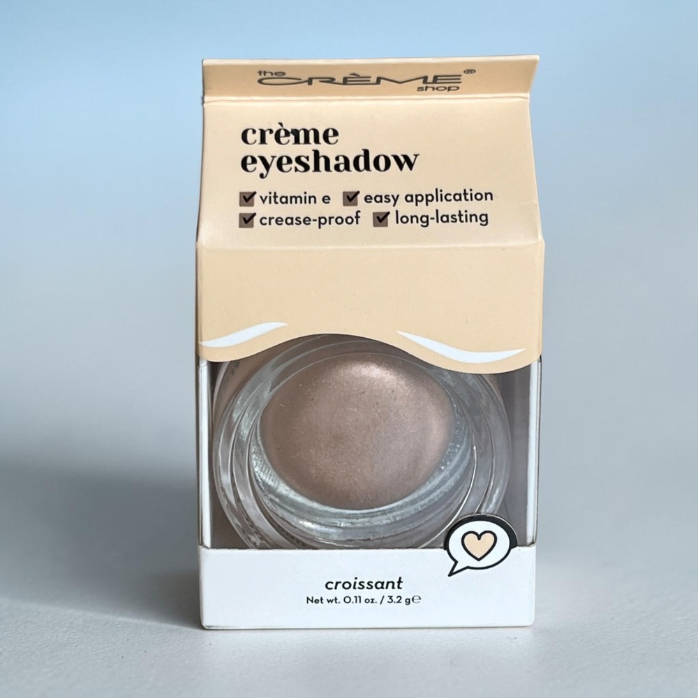 The Crème Shop Crème Eyeshadow 0.11oz Croissant New In Box Shimmer